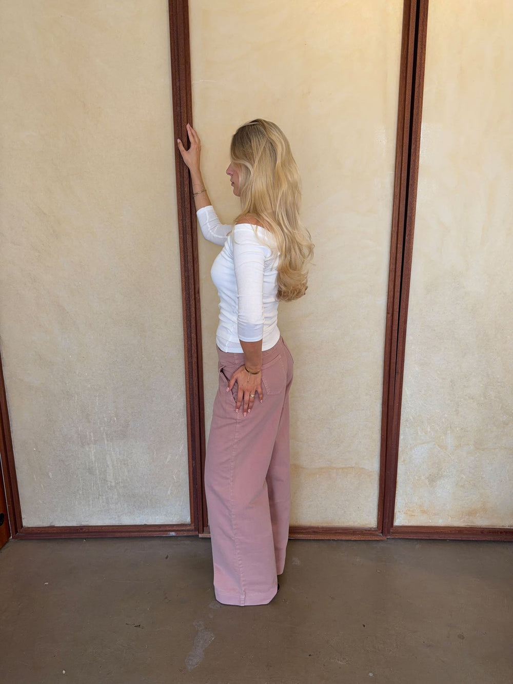 Lollu jeans - Light pink
