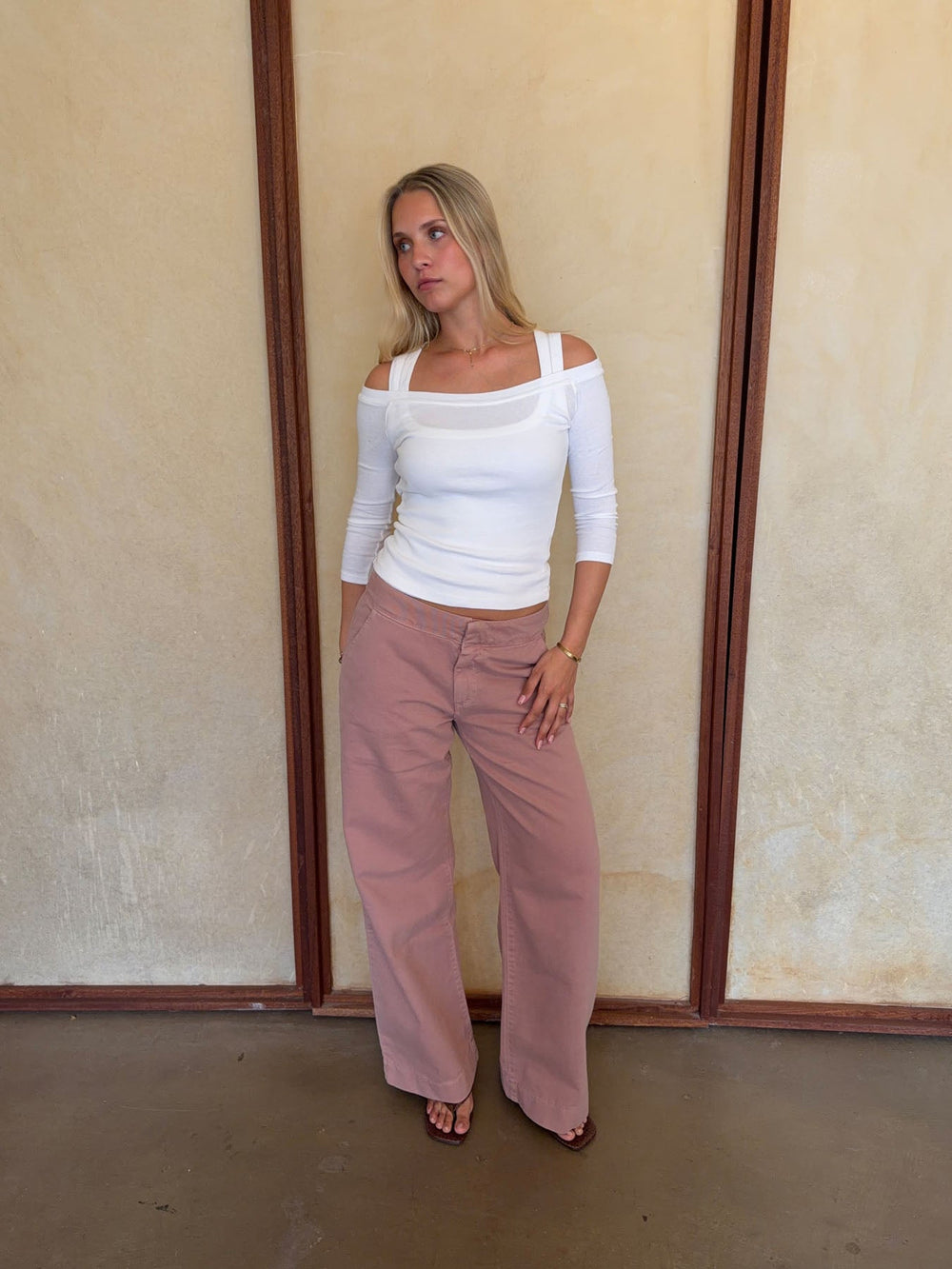 Lollu jeans - Light pink