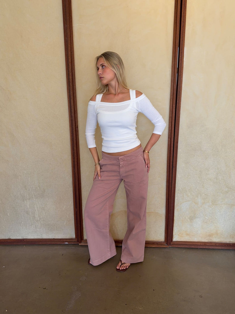 Lollu jeans - Light pink