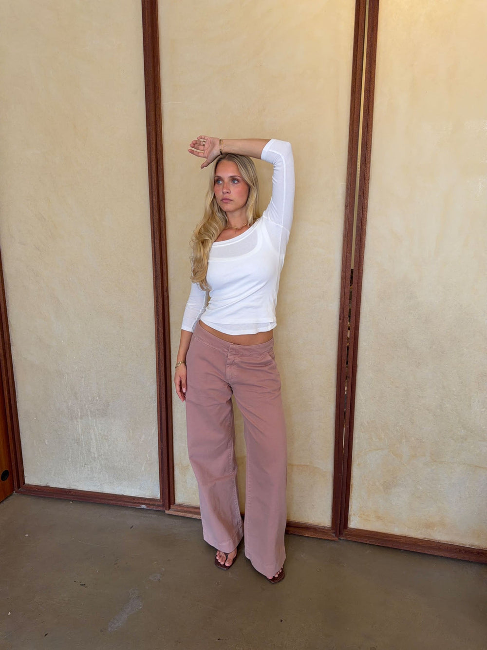 Lollu jeans - Light pink