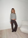 Audrey jeans - Dark brown