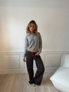 Audrey jeans - Dark brown