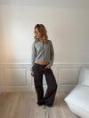Audrey jeans - Dark brown