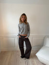 Audrey jeans - Dark brown