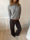 Audrey jeans - Dark brown