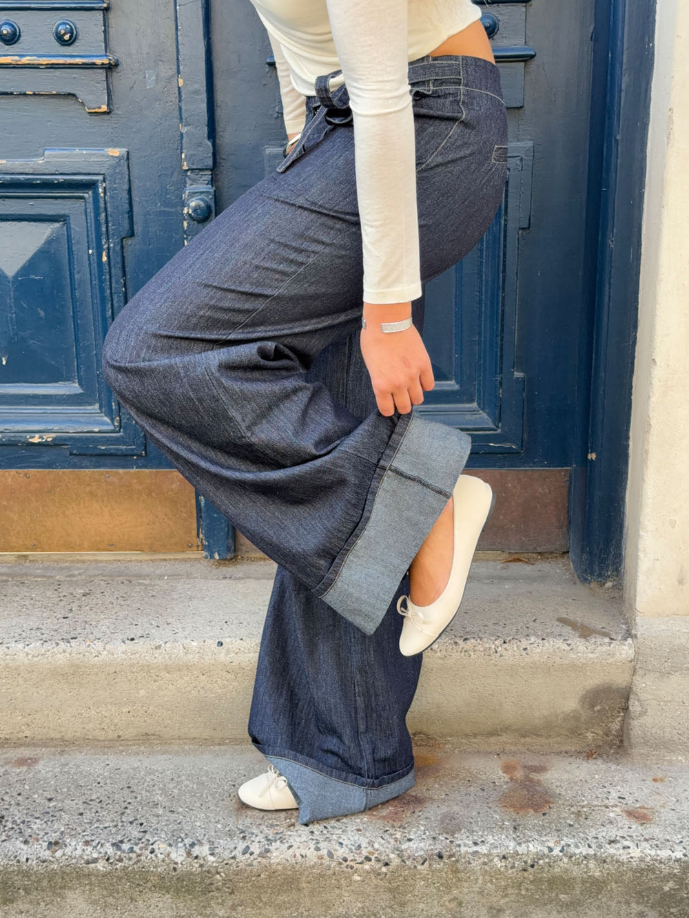 Idana jeans with details - Blue