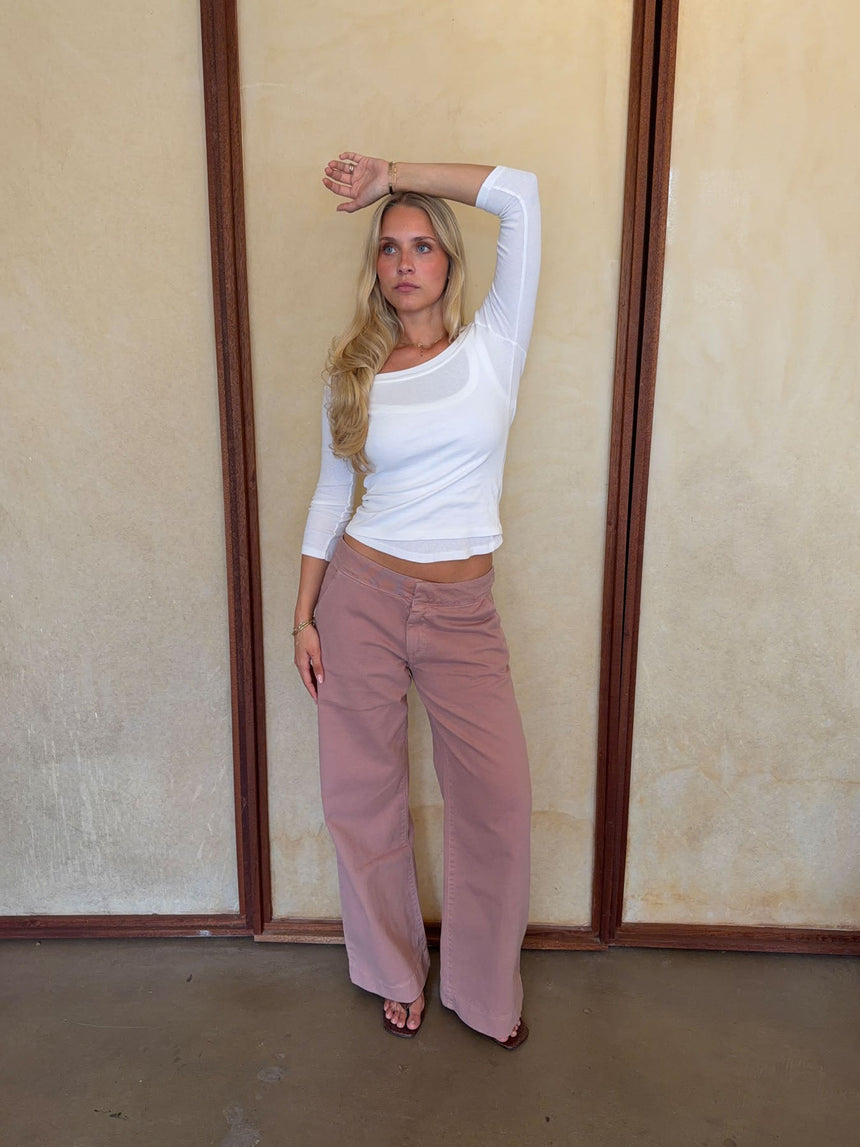 Lollu jeans - Light pink