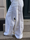 Lineana jeans with lace detail - White
