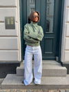 Lineana jeans with lace detail - White