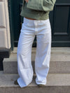 Lineana jeans with lace detail - White
