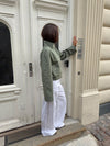 Lineana jeans with lace detail - White