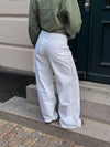 Lineana jeans with lace detail - White