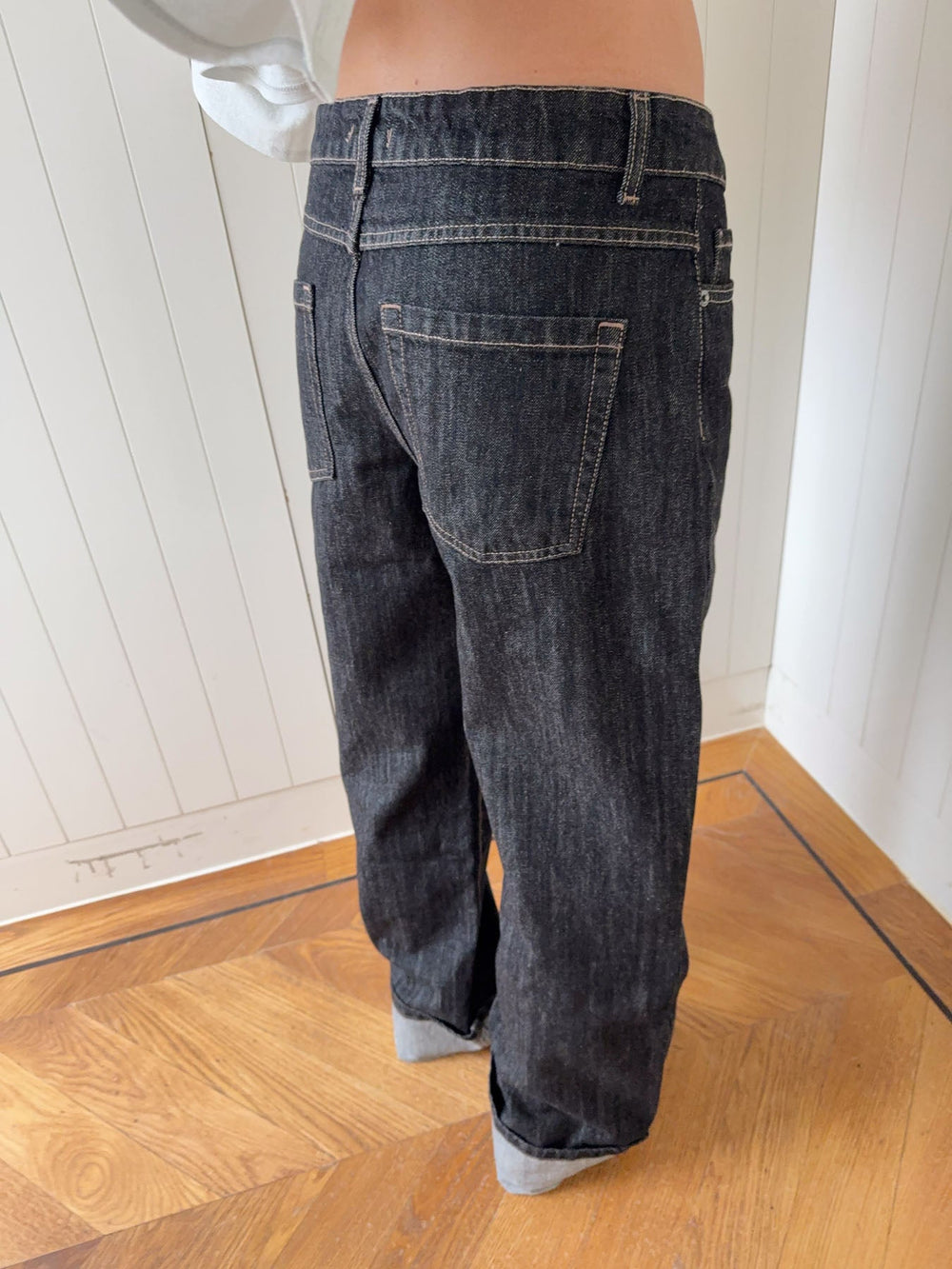 Scandivv jeans with cuffs – Grey