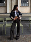 Audrey jeans - Dark brown