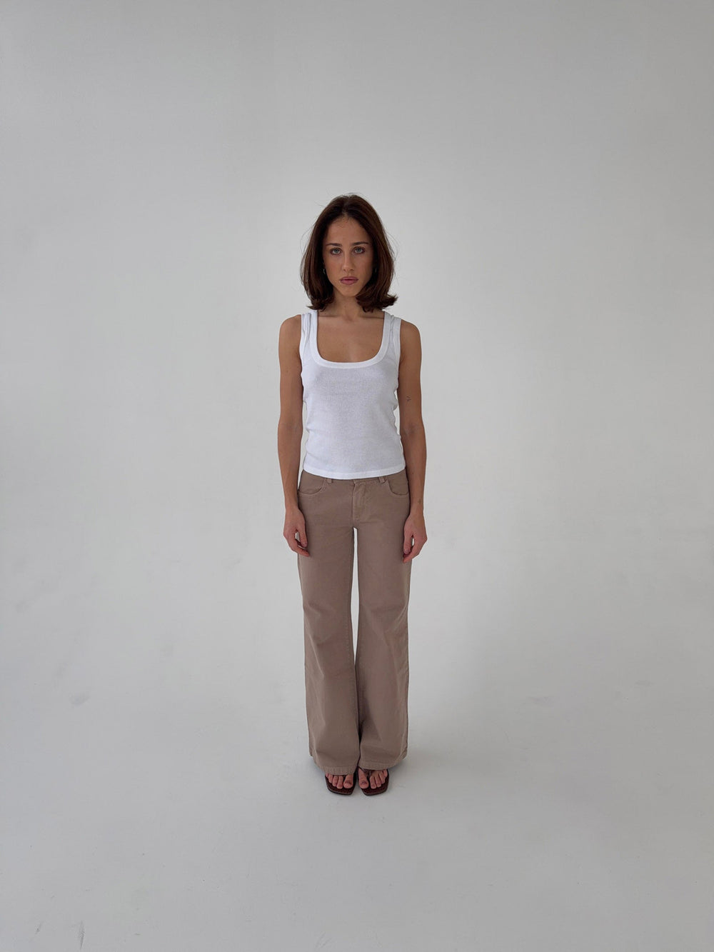 Lovia jeans - Taupe