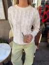 Fenny cable knit - Light grey