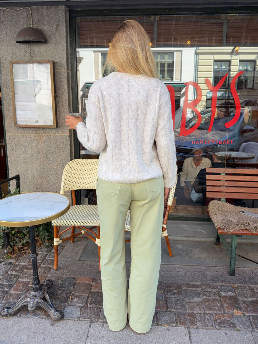 Fenny cable knit - Light grey