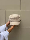 Kammi cap with details  - Light beige