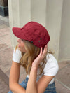 Jona cap with details - Red
