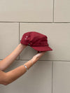Jona cap with details - Red
