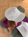 Tony cap with stripes - Grey/white