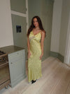 Emily dress with flowers - Yellow