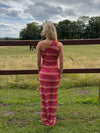Evanthe patterned dress – Multi coloured