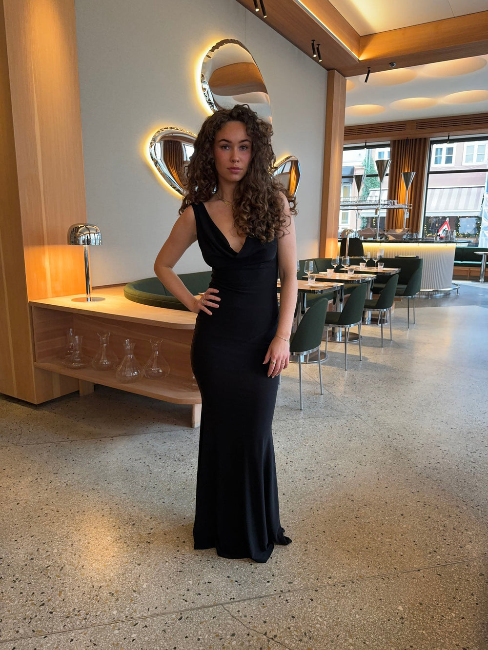 Flora maxi dress - Black