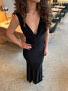 Flora maxi dress - Black