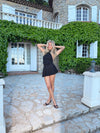 Kaiana dress with open back - Black