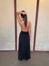 Redina dress with open back - Black