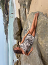 Wilda dress - Grey/white