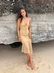 Elora dress with flowers - Yellow