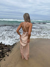 Kiliana dress with flowers - Orange/white