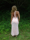Tulla dress with lace - Light pink