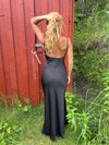 Mirellea dress with lace details – Black