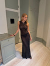 Rosalina dress with lace - Black