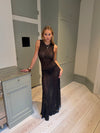 Rosalina dress with lace - Black