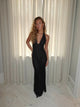 Sotina dress with glitter - Black