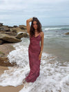 Kianna dress with pattern - Red