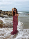 Kianna dress with pattern - Red