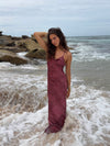 Kianna dress with pattern - Red