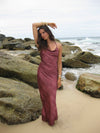 Kianna dress with pattern - Red