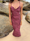 Kianna dress with pattern - Red