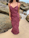Kianna dress with pattern - Red