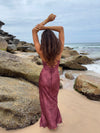 Kianna dress with pattern - Red