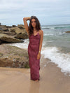 Kianna dress with pattern - Red