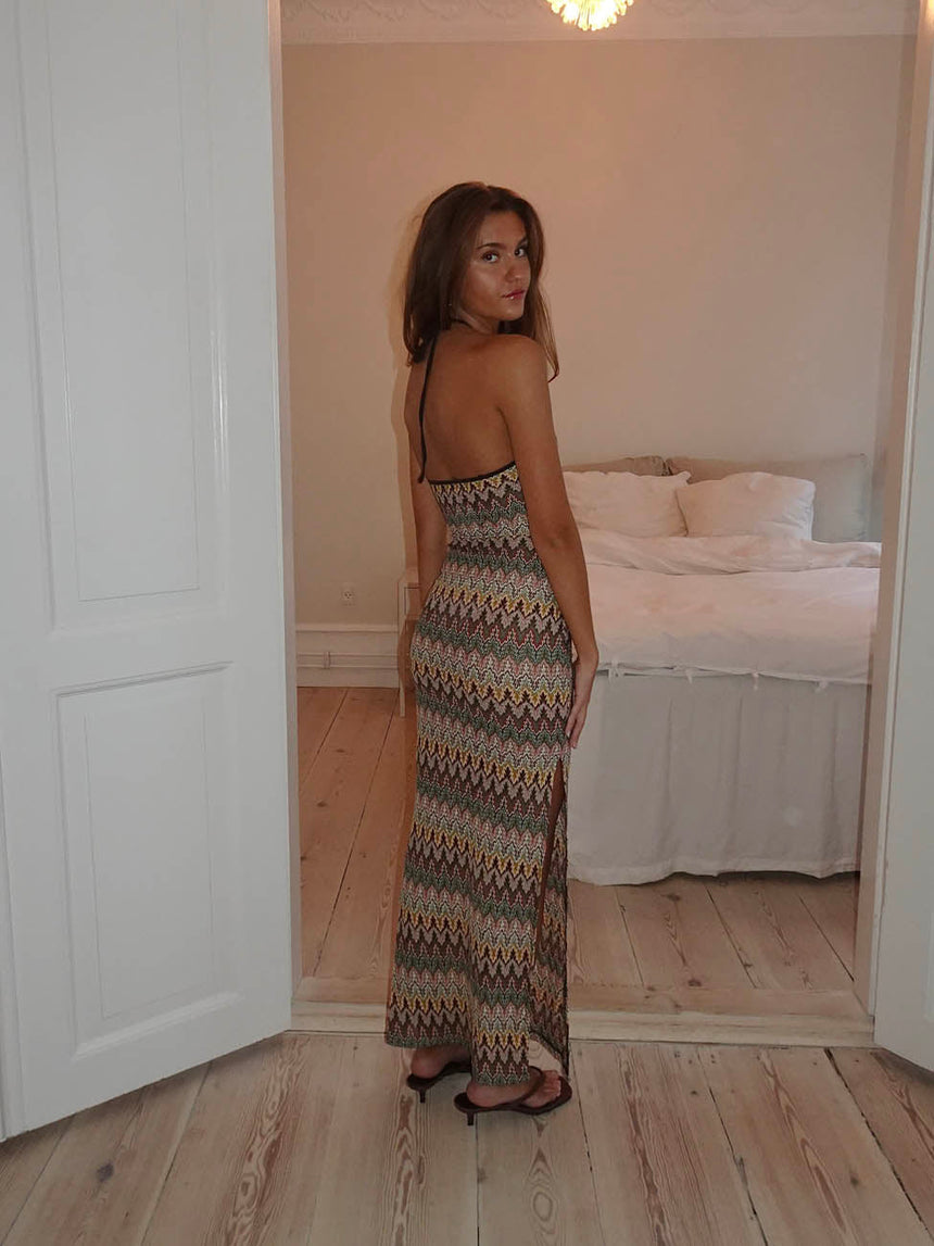 Thea dress with pattern - Multicolored