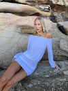 Isola dress with one-shoulder detail - White