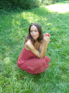 Elora dress with polka dots - Red